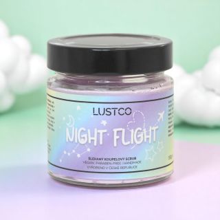 LETNÍ LIMITKY 💜🩵🩷 ✈️ Šlehaný Scrub NIGHT FLIGHT - ambra, tropické ovoce, mořský vzduch, citrus a dřeviny ✈️ Šlehané Mýdlo...